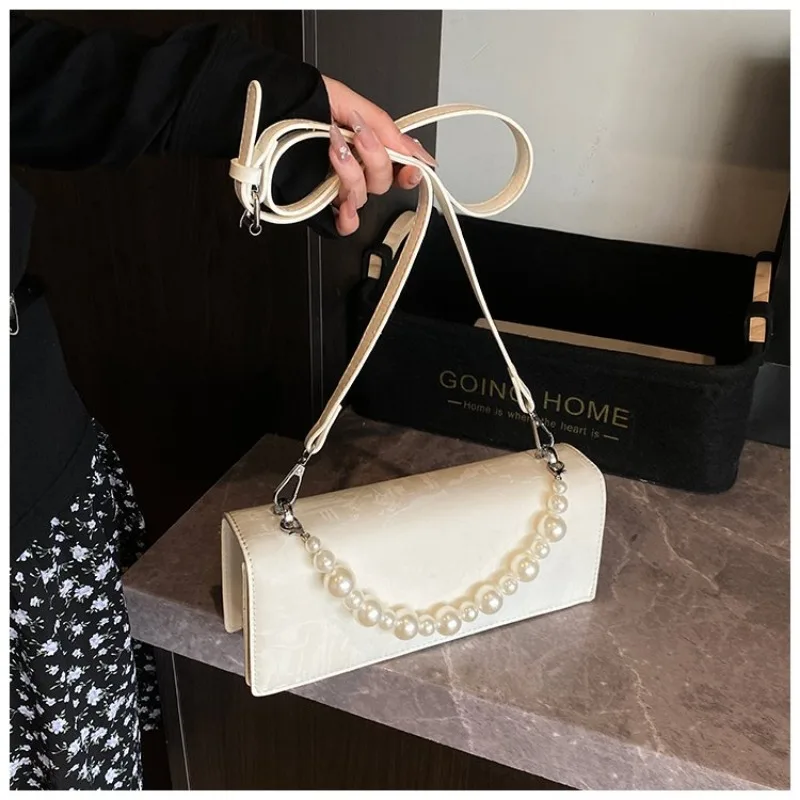 

Portable Outdoor Leather Crossbody Bag Premium Paris Classic Vintage Craft Elegant Casual Tote Bag Trendy Lightweight Ladies