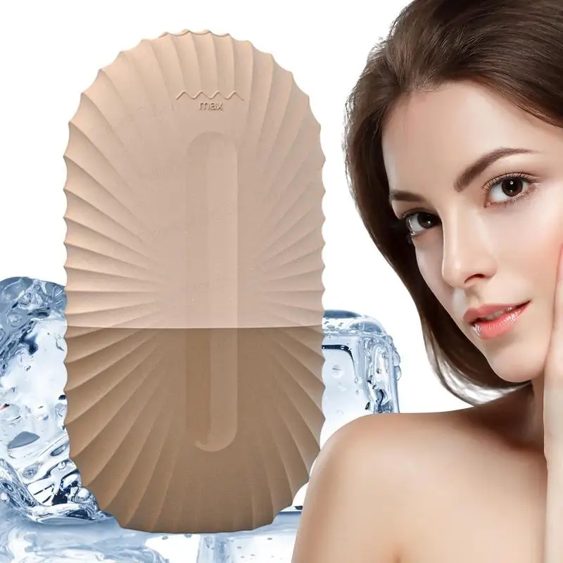 Molde de silicona para cubitos de hielo Facial, masajeador Facial hidratante, lavable, congelación, belleza, hinchazón, horno, glaseado