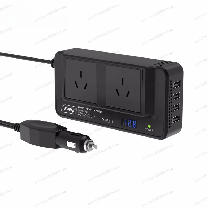 200w-car-inverter-12v-to-220v-australian-standard-socket-power-converter-car-inverter
