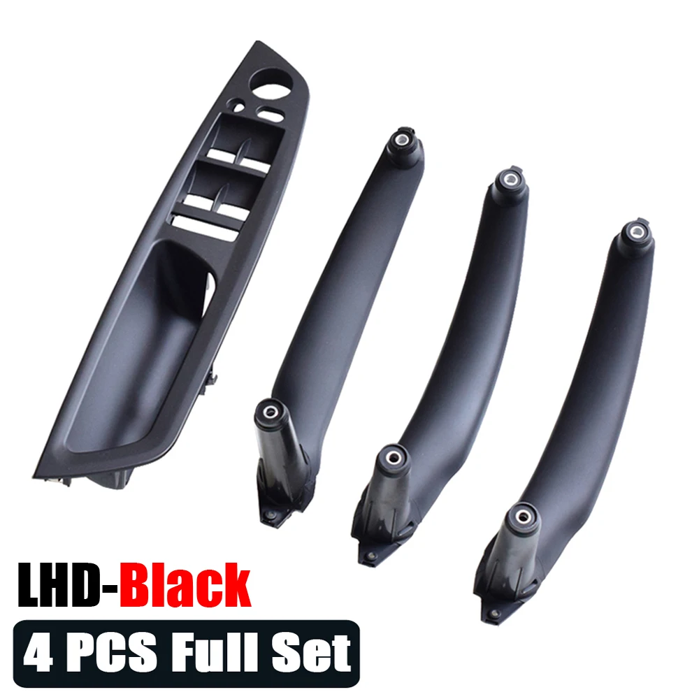 LHD RHD Carbon 4-teiliges Innentürgriff-Panel-Kit Ersatzteile Dekoration für BMW X5 X6 E70 E71 2007-2013 – Detail 12