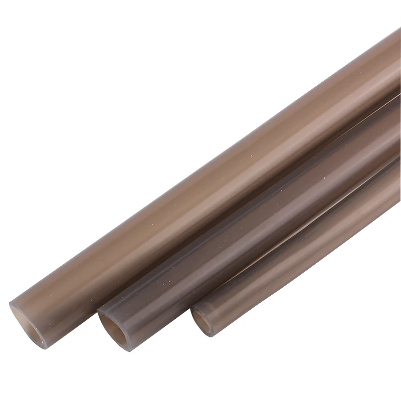 Brown silicone hose aquarium water exchange transparent water pipe food grade elastic thin pipe high temperature resistance