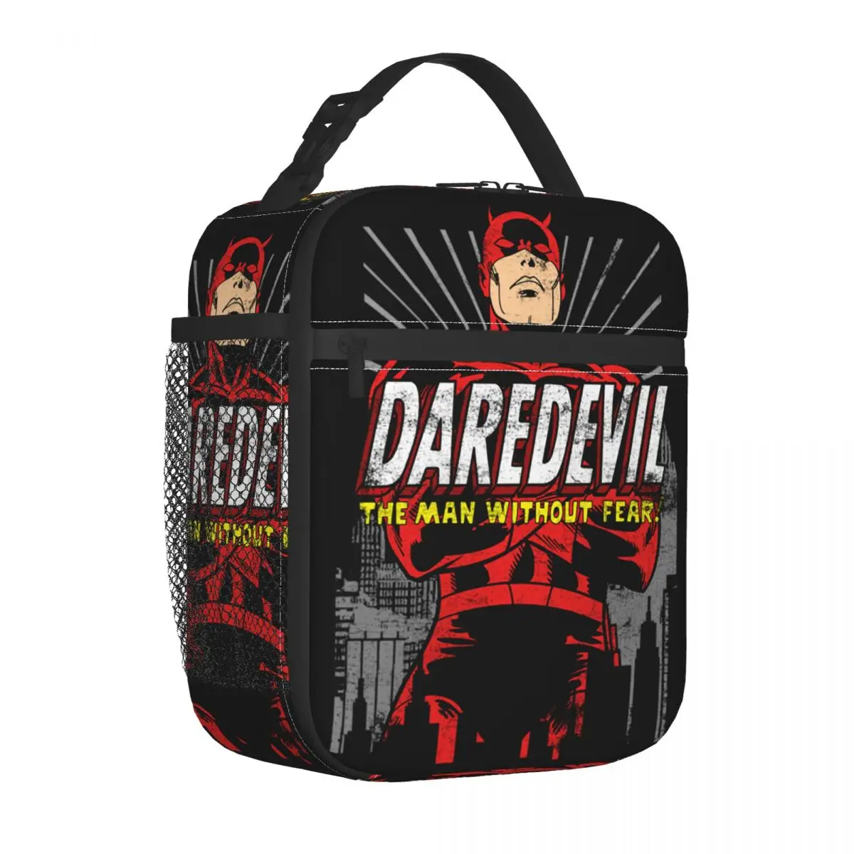 Daredevil No Fear Insulated Lunch Bag Cooler Bag Reusable Portable Tote Lunch Box for Men Women Work Picnic