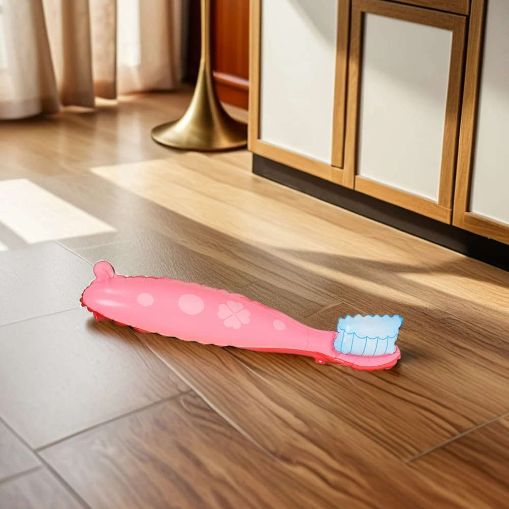 

4Pcs Large Toothbrush Balloons Bright Colors Fun Tooth Party Decorations Kids Birthday Graduation Teaching Tooth Care