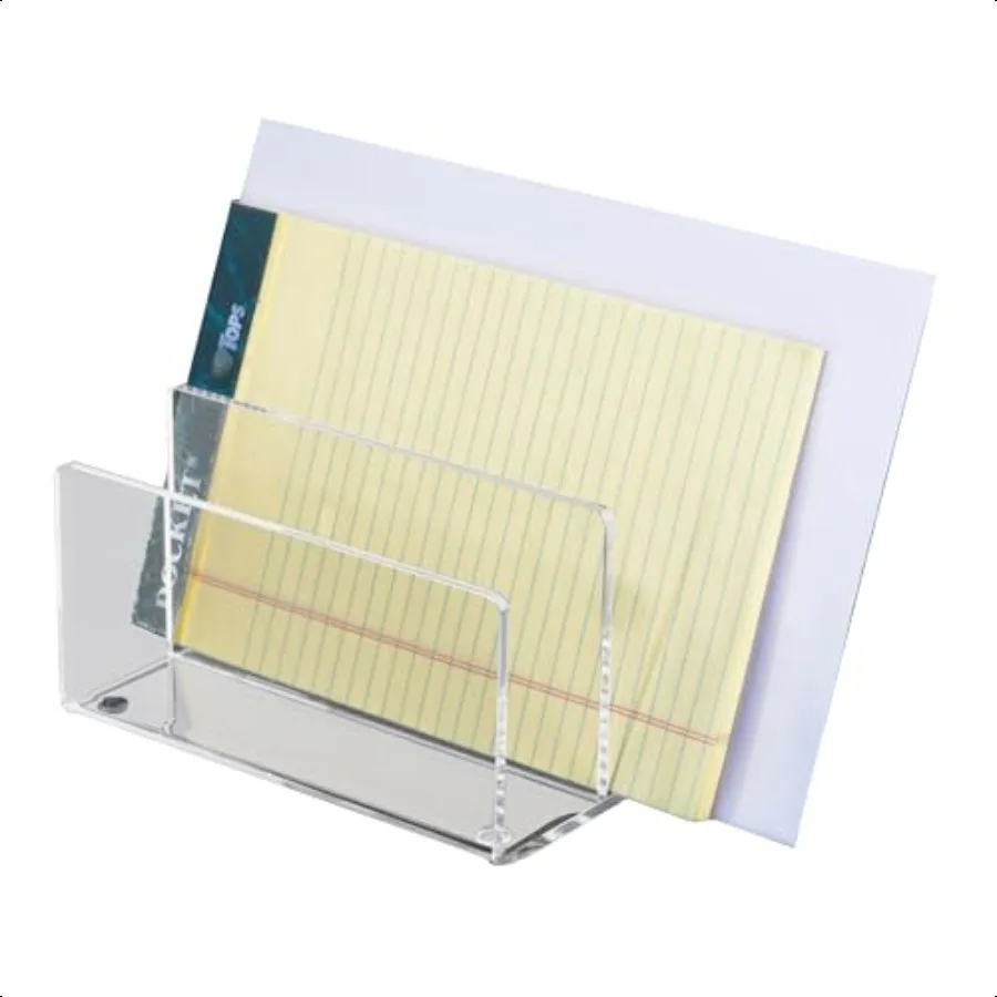 Акриловый мини-сортировщик Kantek шириной 6 дюймов x глубиной 3,8 дюйма x 3,9 дюйма, прозрачный AD50