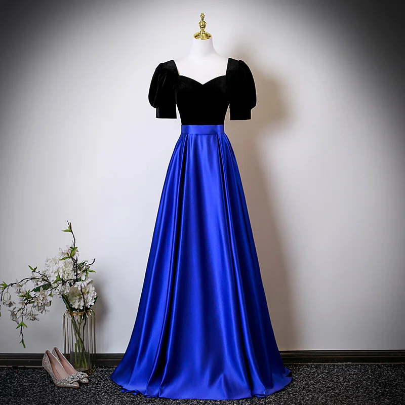 2025 Summer New Sexy Sweetheart Collar Bubble Sleeves High Waist Evening Dress Party Evening Dress Formal Evening Dress
