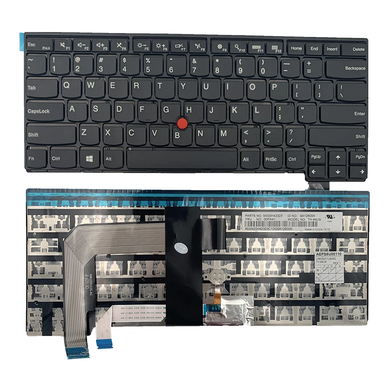 

New US Laptop Keyboard For Lenovo Thinkpad 13 2nd (20J1-20J2) New S2(2nd Gen 20J3) T460S T470S SN20K44182 01AV070 NO Backlit