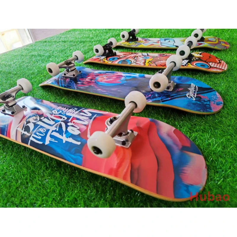 Ws 7.5pro skate crianças adulto iniciante exercício board profissional skate 30 maple maple maple longboard liga suporte esportes ao ar livre