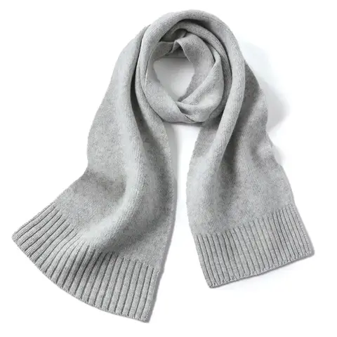 Schal aus 100 % australischer Merinowolle für Damen und Herren, luxuriös, leicht, gestrickt, weich, warm