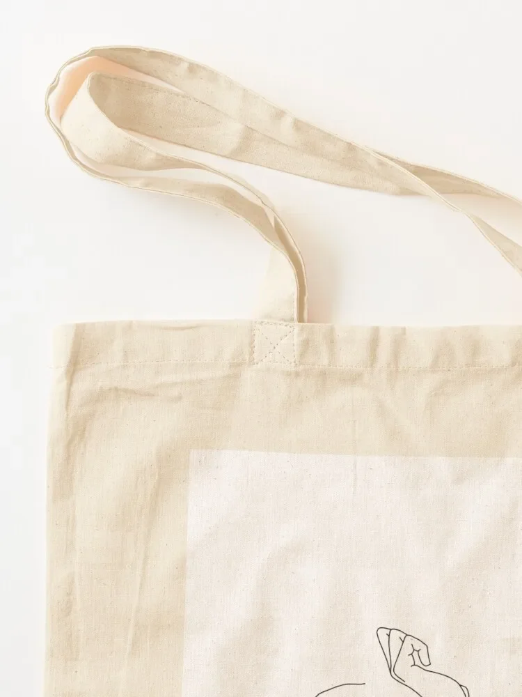 Folded arms line drawing - Anna Tote Bag Women bags Canvas bag for women custom canvas bag tote screen