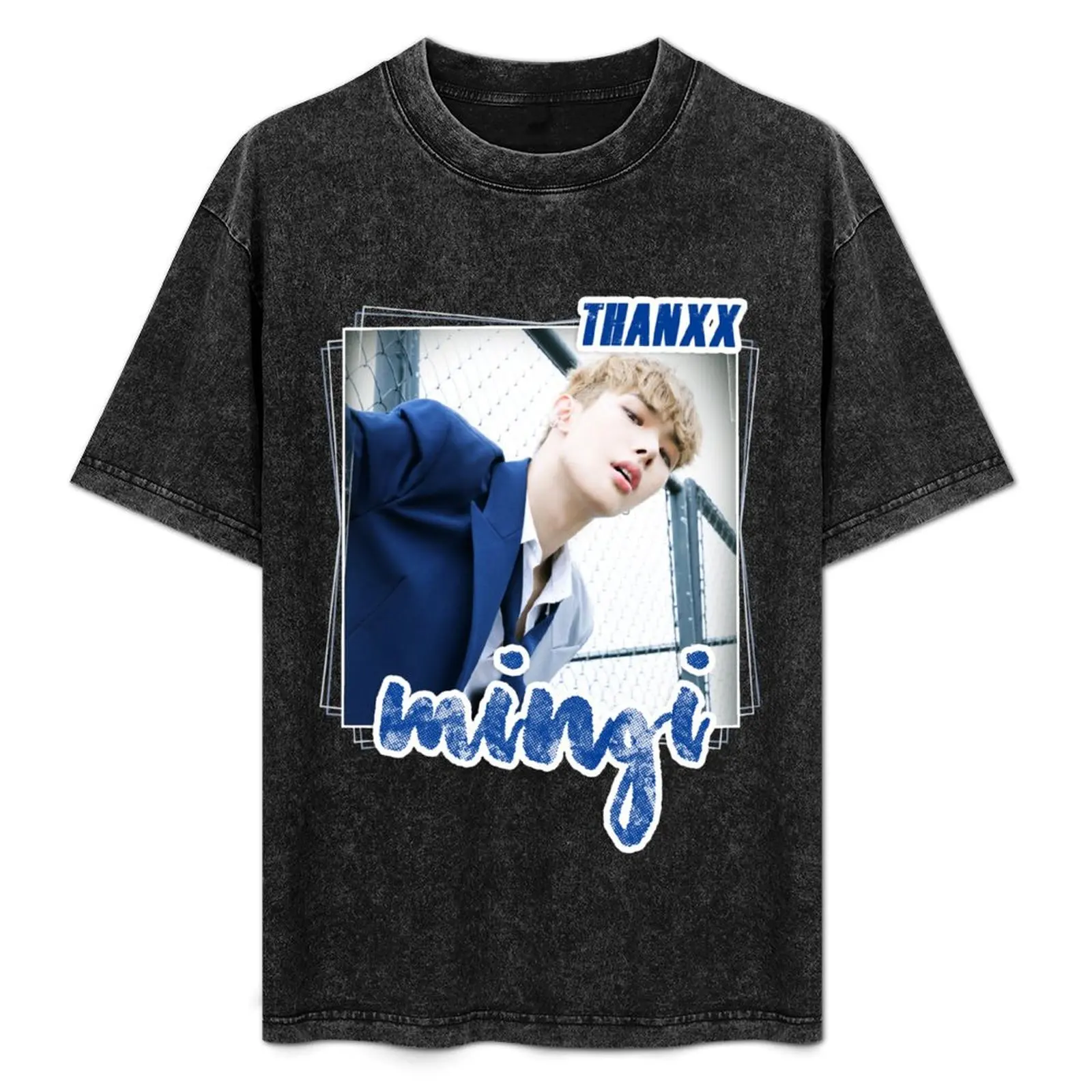 ATEEZ - Mingi T-Shirt Casual Graphic Print Tee