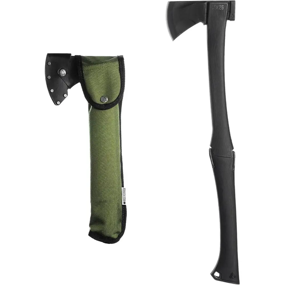 

Топор-трансформер Hatchet & Camping Axe — дровокол 2-в-1 из углеродистой стали — походное снаряжение для пеших прогулок, рыбалки, охоты, бушкрафта, су