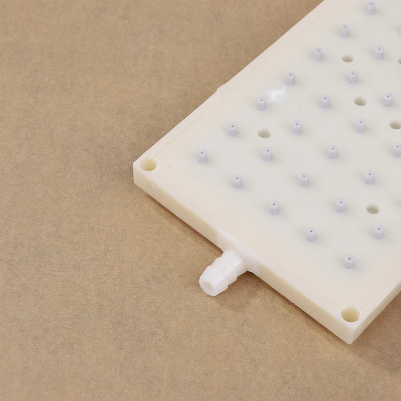 

5 * 10 Hole Top Spray Shower Head Accessories 10mm Intubation Type Interface Shower Head ABS 22X10.9cm Rectangular Shower