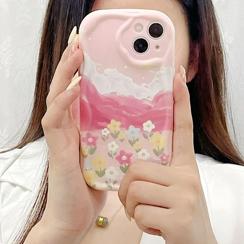 Tulip Flower Soft Phone Case For XiaoMi Redmi 12 Note 13 Pro 12S A2 A1 Plus 12C 13C 10C 9A 9C 10 11 9 8 POCO F3 Cover Funda