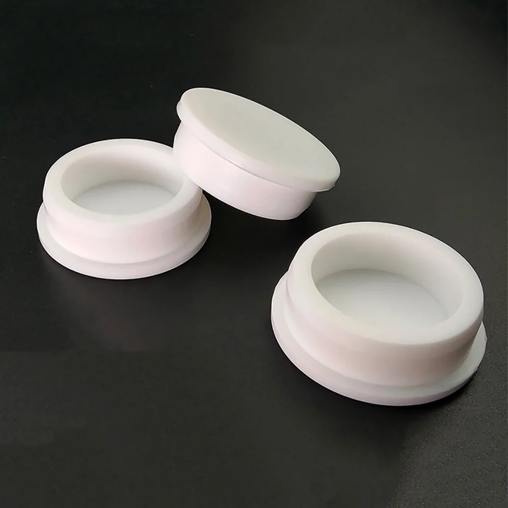 Bore 6.8mm-201.5mm WHITE Silicone Rubber Hole Plugs Blanking End Cap Pipe Inserts Bungs Seal Cover T Type Stopper Dustproof Plug