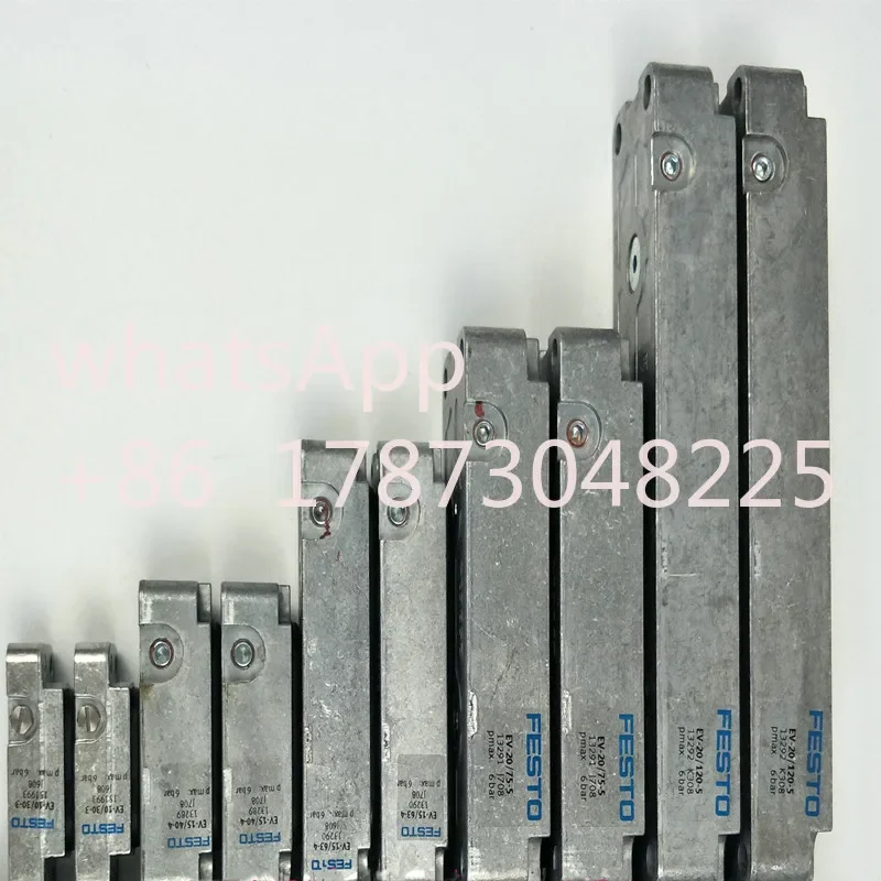FESTO Cilindro di serraggio a membrana EV-15/40-4 13289 EV-15/63-4 13290 EV-20/75-5 13291 EV-20/120-5 13292 EV-20/180-5 13293