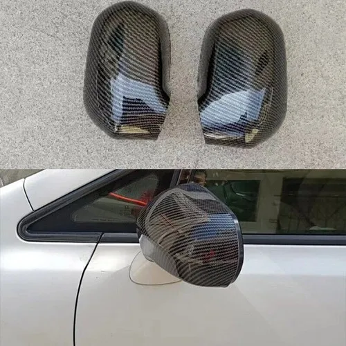 For Honda CIVIC 2006-11 ABS Carbon Fiber pattern Rear View Mirror Cap Cover Trim