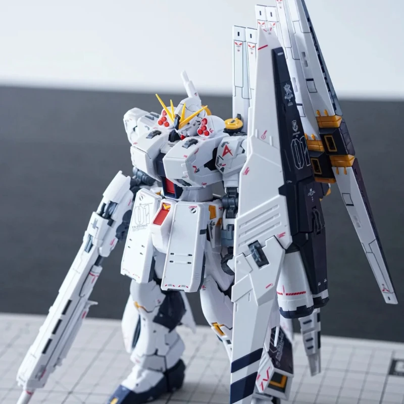 RG 1/144 RX-93 Nu نظام الأسلحة الثقيلة (Hws) الجمعية أطقم منمذجة عمل أرقام سطح المكتب زخرفة مفاجأة تحصيل هدية لعبة