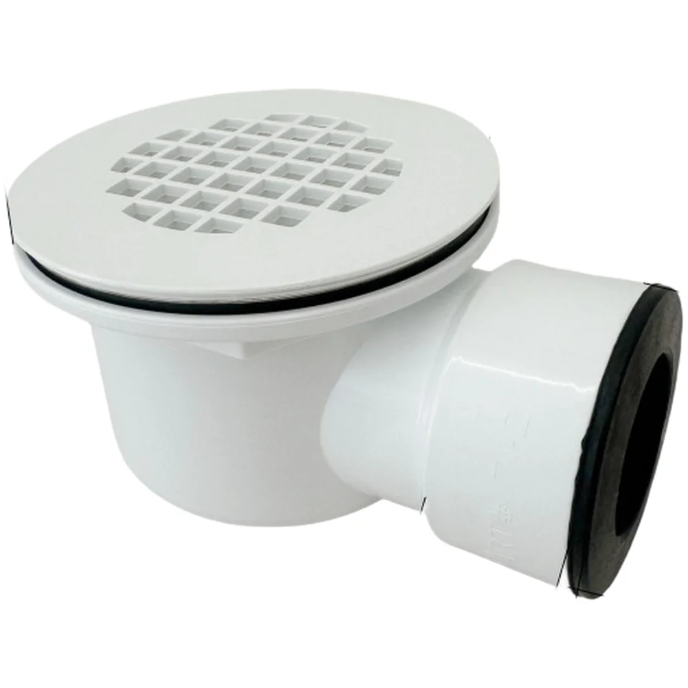 Side Drain Compatible Floor Drain for For AMERICAN Style Shower Bases with Controlling Design and Hair Filtering Function