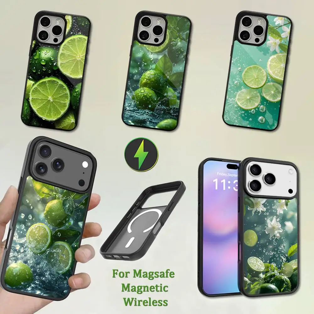 

Tasty lemon Fruit Phone Case For iPhone 13,12,11,16,15,17,14,Pro,Max,Plus,Mini,Magsafe,Magnetic Wireless Charging