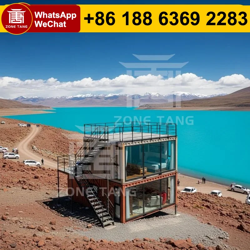 

Prefab Shipping Container Homes Flat Pack House Pre Fabricated Homes Folding Detachable Repairable Hotel Bungalow Home Long Life