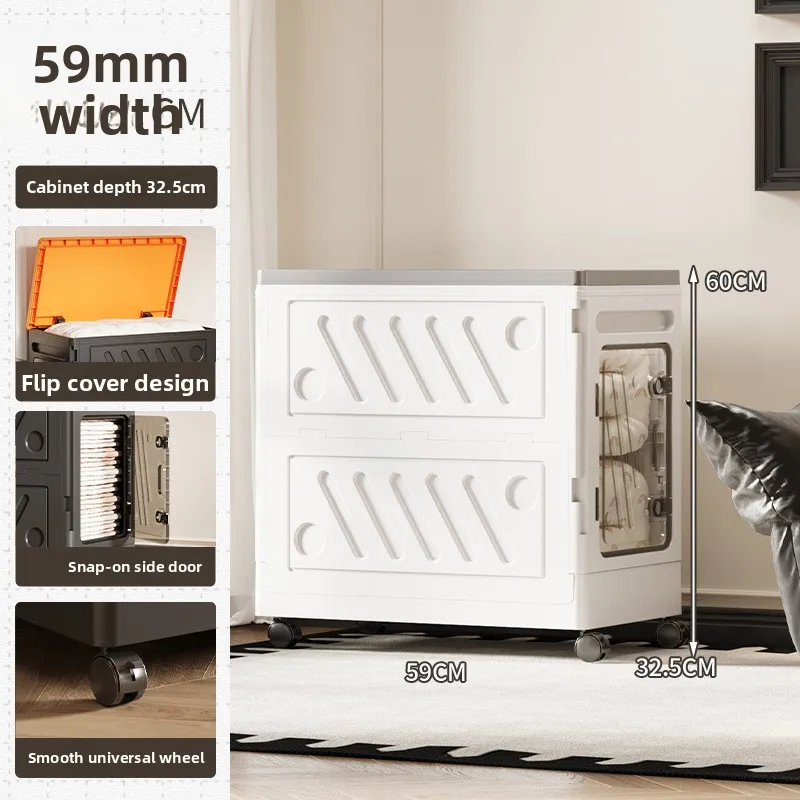 

Прочный съемный контейнер для хранения шириной 50-60 см, для дома, спальни, сортировки одежды, хранения детских игрушек.