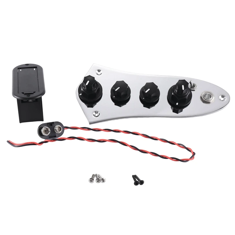 

Universal 5 Jazz JB-08 Bass Loaded Control Plate For 4/5 String Bass Guitar Replacement Accessories