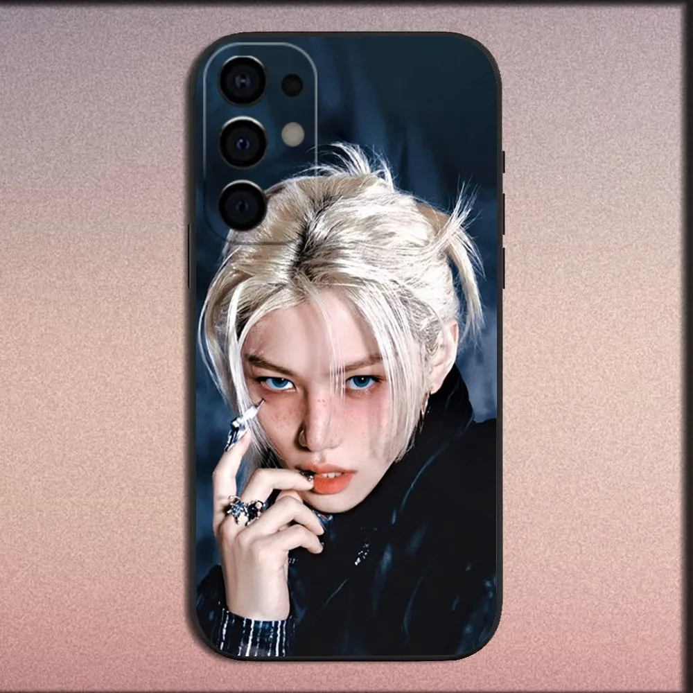 Singer BOY F-Felix L-Lee Phone Case For Samsung S25,S24,S21,S22,S23,S30,Ultra,S20,Plus,Fe,Lite,Note,10,9,5G Black Soft Cover