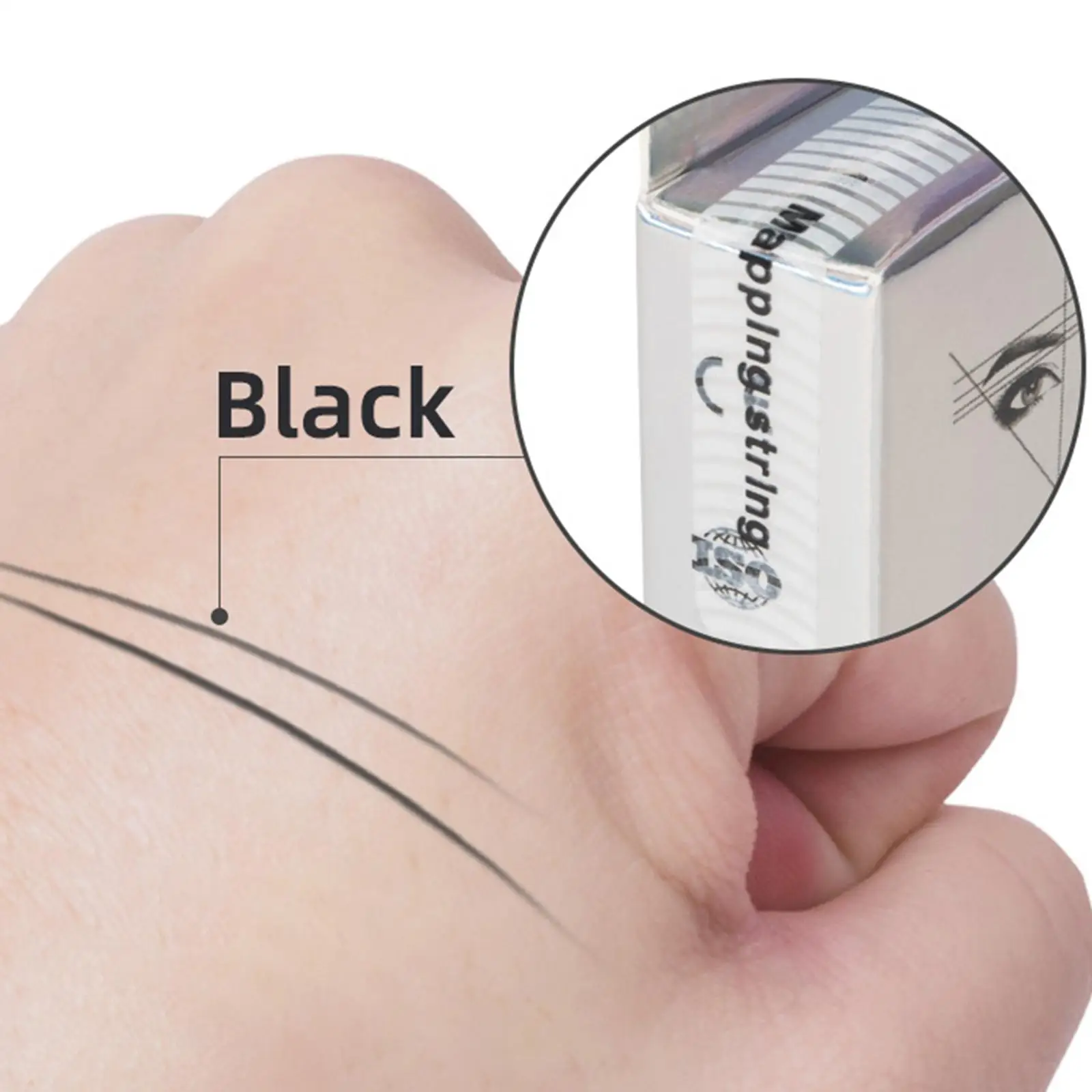 Eyebow 10M Pre-Ink Mapping String Positioning Färbeinlagen für Marker