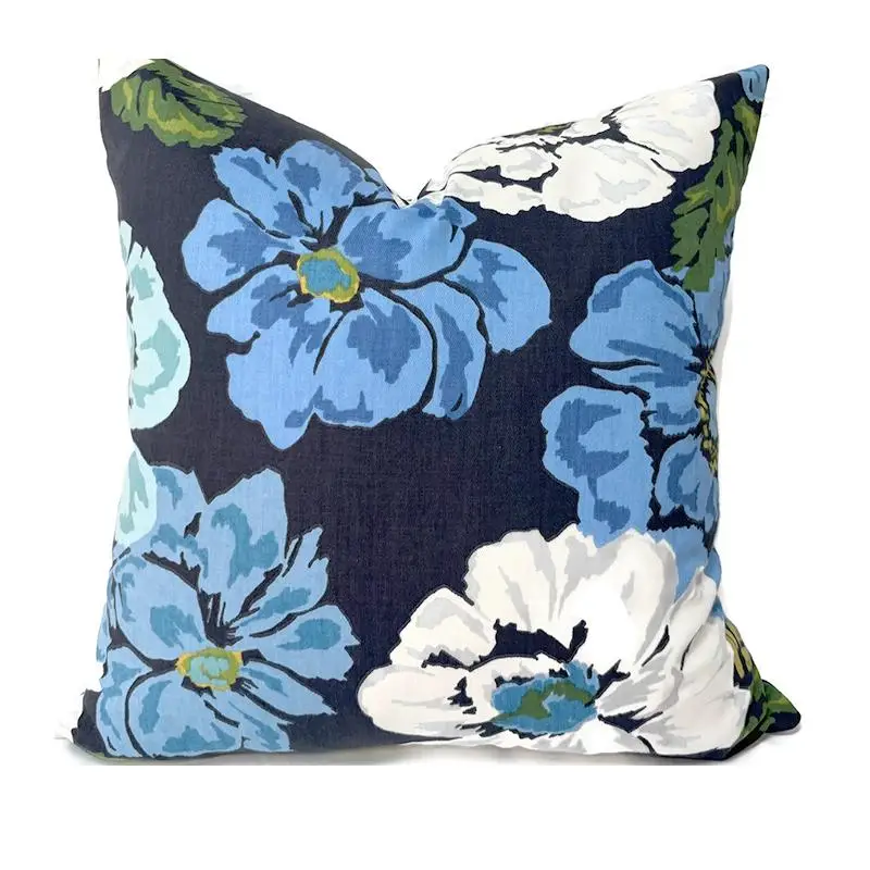 1pc Mix & Match Floral Geometric Farmhouse Throw Pillow Covers 2D Double-Side Print Polyester Cushion Case for Sofa Living Room