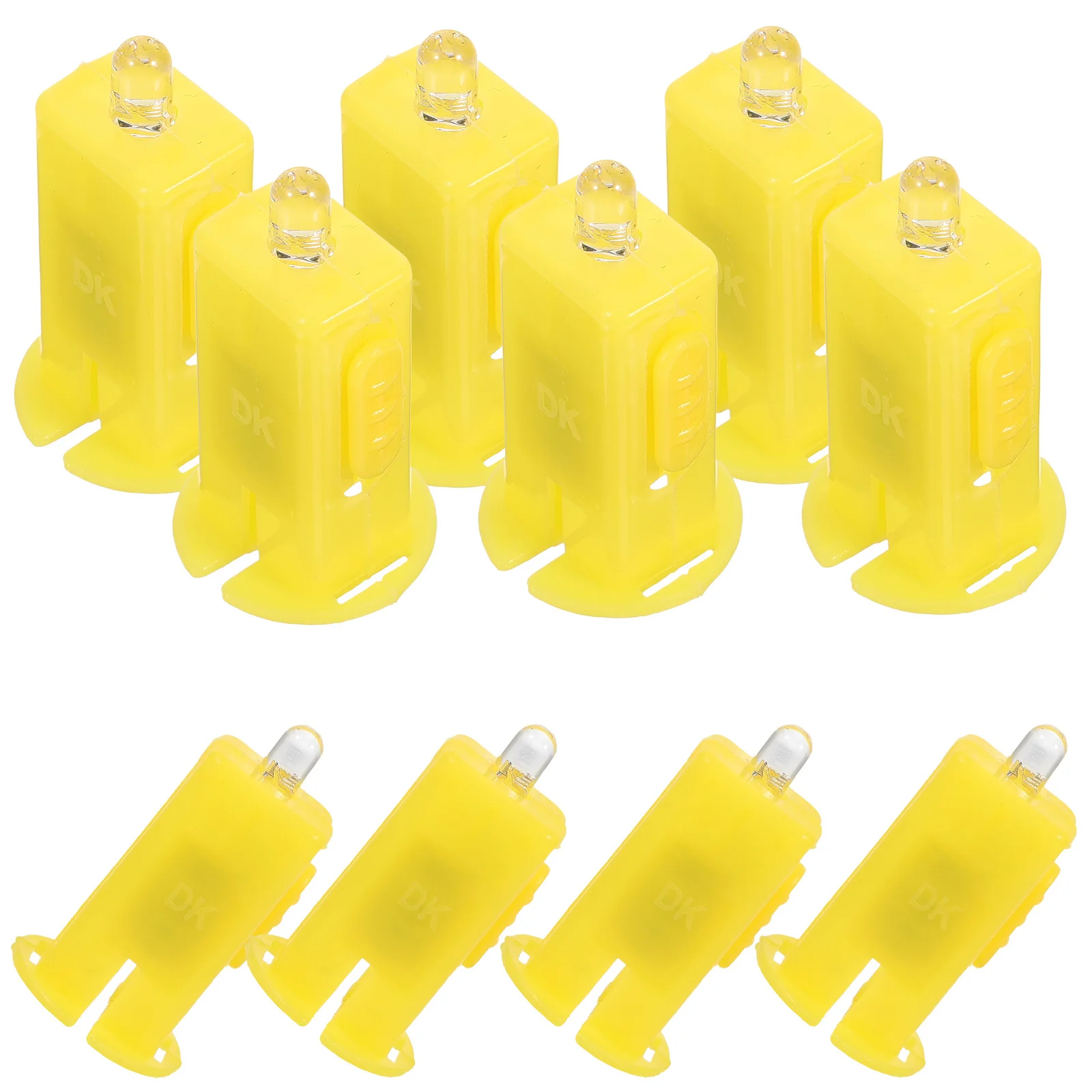 

10 pcs Led Miniature Lights For Wedding Halloween Christmas Party Festival Electronic Paper Wicks, 3 Operated Portable
