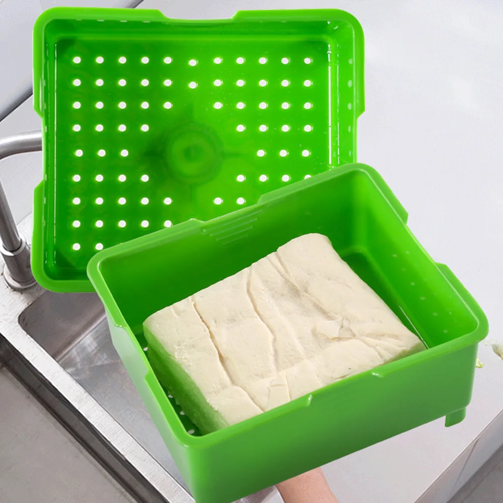 1 set DIY Homemade Tofu Press-Maker Mold Box Plastic Soybean Curd Making Machine Kitchen Cooking Tools Set