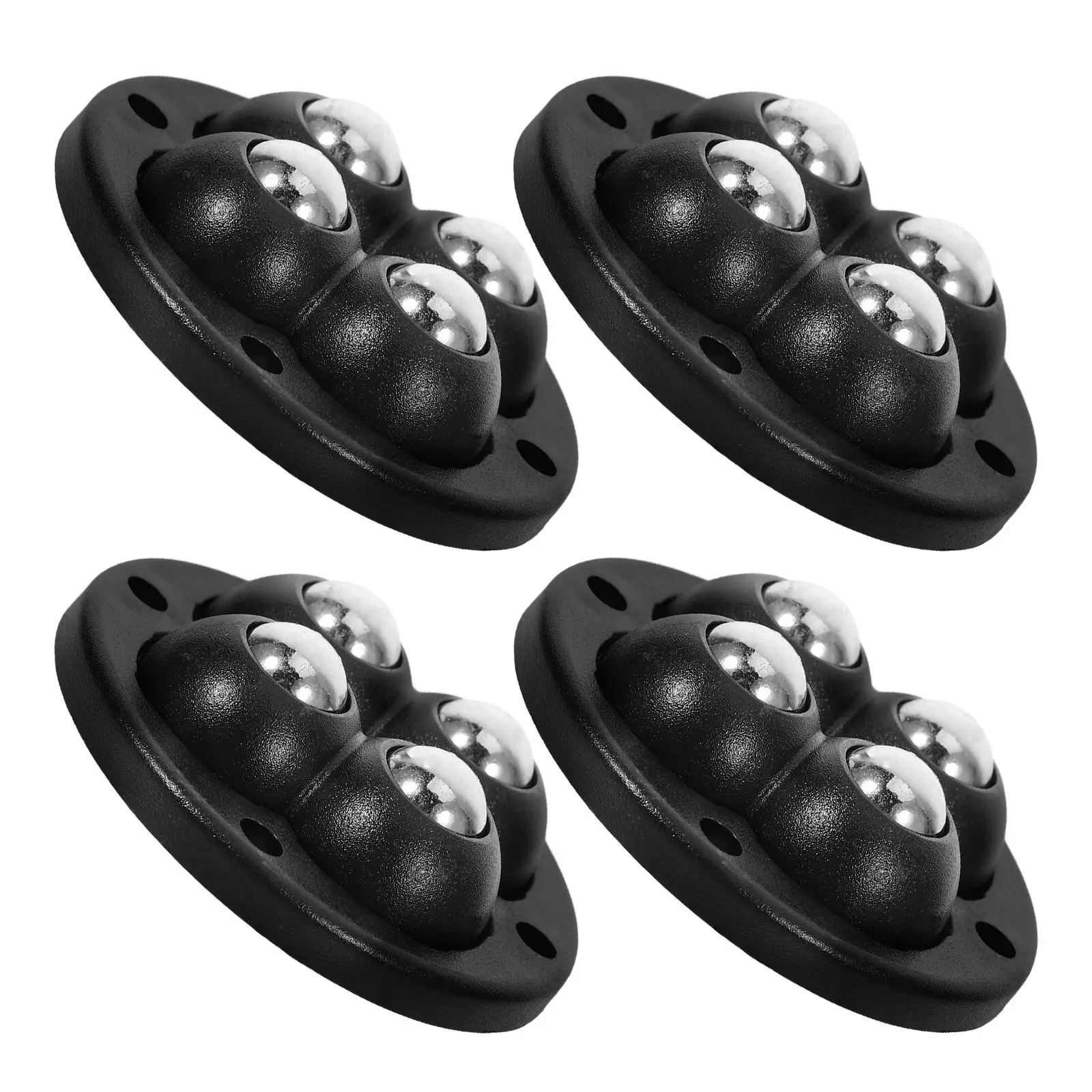 

4 Pcs Adhesive Universal Wheel Caster Wheels Appliance Rollers Countertop Spinning Pulley Casters for Furniture Legs Abs Slider