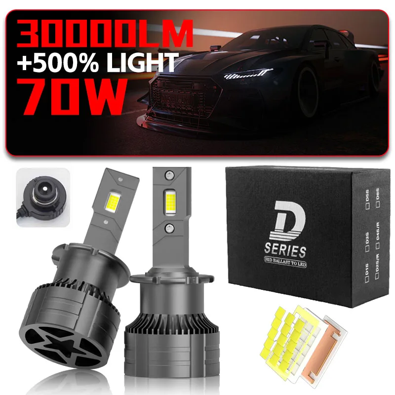 2PCS D2S D4S Led Ca…