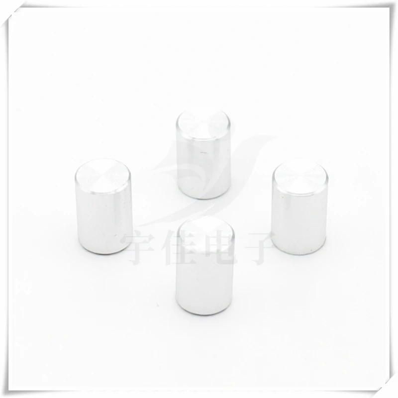 2PCS 7×10 Aluminum Alloy Key Cap Electronic Instrument Panel Switch Cap Power Amplifier Audio Key Cap Square Hole 3.2MM