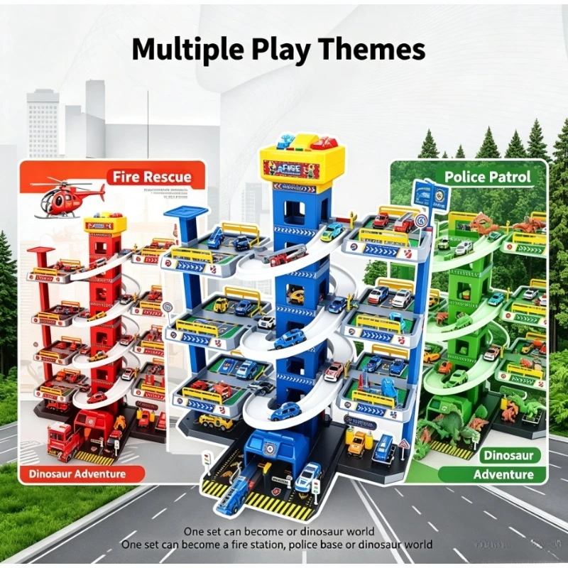 9-Layer Electric Track Parking - Kids Toys Boys review and price