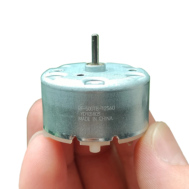Mabuchi RF-500TB-12560 Micro Round Spindle Motor 32mm Diameter 2mm Shaft DC 6V 9V 12V 5600RPM