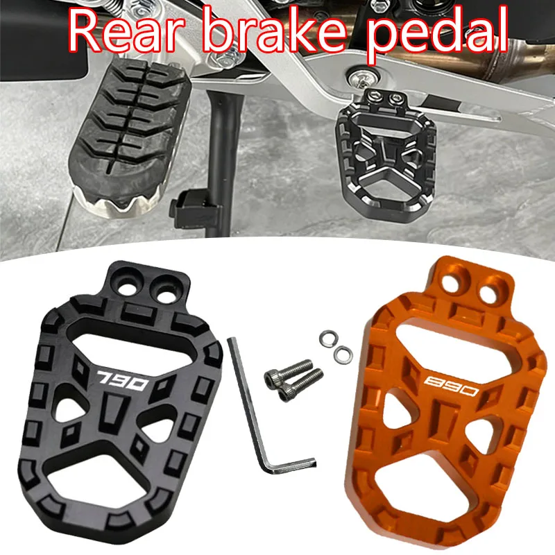 

For KTM 790 890 Adventure/R 2020-2024 Rear Brake Pedal Step Plate Tip 690 Enduro R SMCR 990 Adventure 1290 Super Adventure/R/S/T