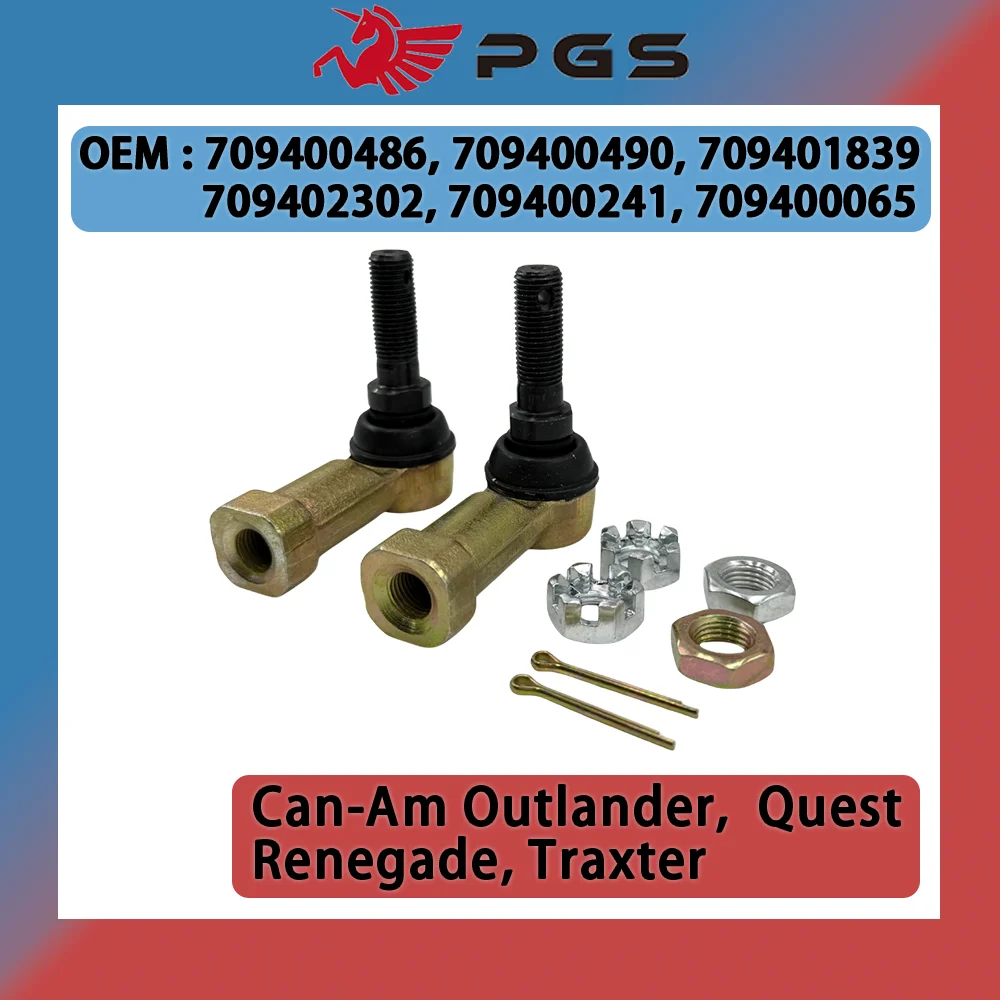 2 Sets Tie Rod End Kit For Can-Am BRP G2 Outlander 500 570 650 800R 1000 Quest 500 600 Traxter 500 600 709400490 709400486650