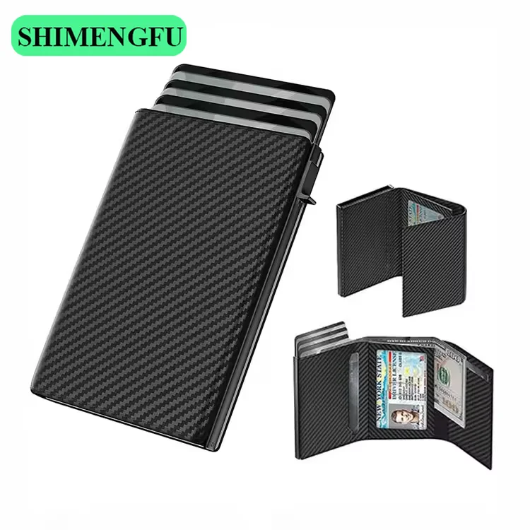 

Pop up Wallets Billetera Delgada De Aluminio Slim Bank Card Holders Custom Aluminum Credit Card Holder