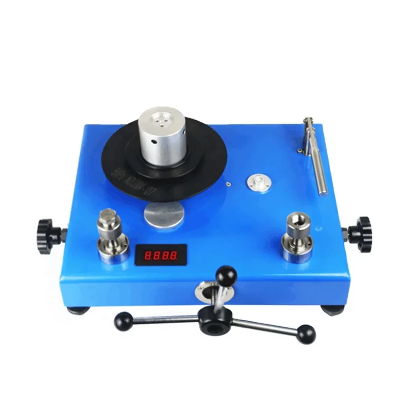 Pressure gauge calibrator piston dead weight tester