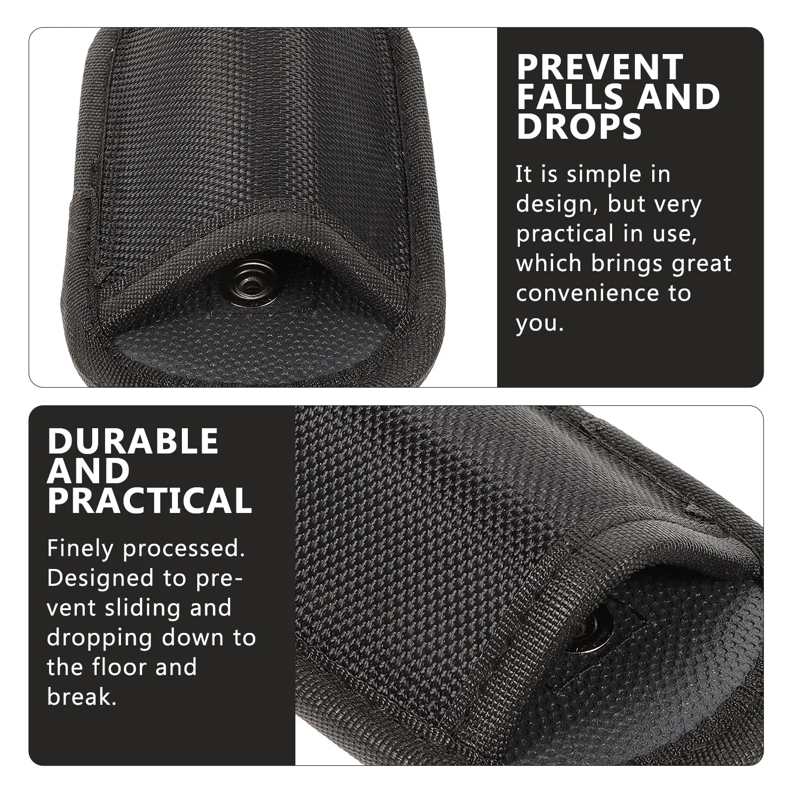 

Nylon Waistb Sleeve for Metal Black Adjustable Slip Cover Soil Sample Kit Gardening Supplies Tester Protector
