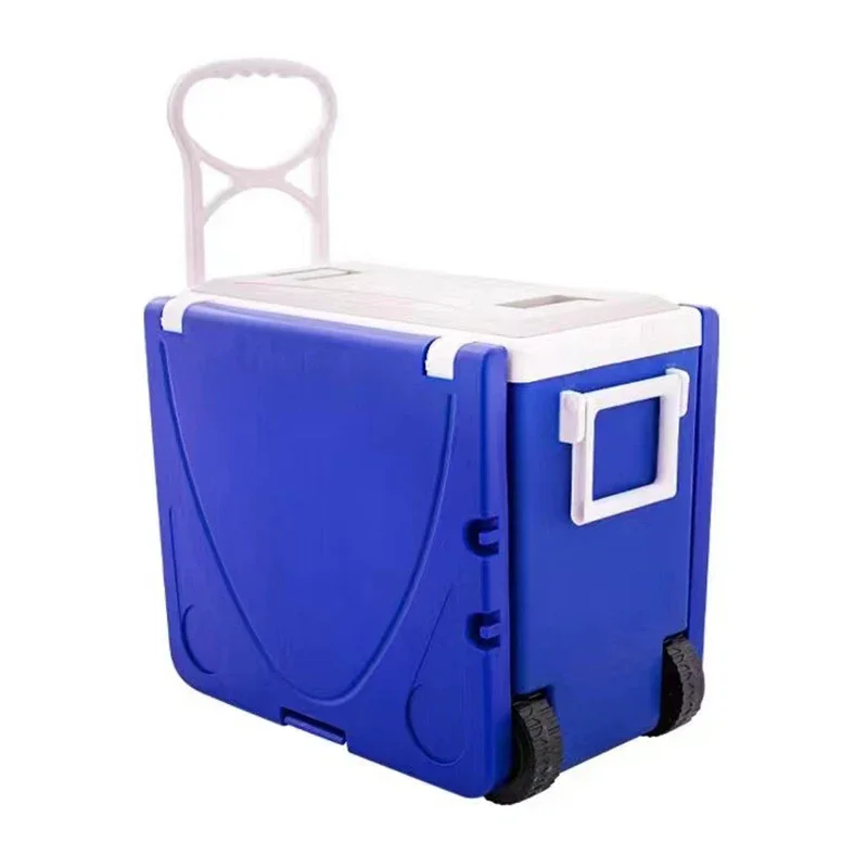 High Quality Multifunctional Storage Ice Beer Cooler Box Setwith Handle Wheels Table And Chair