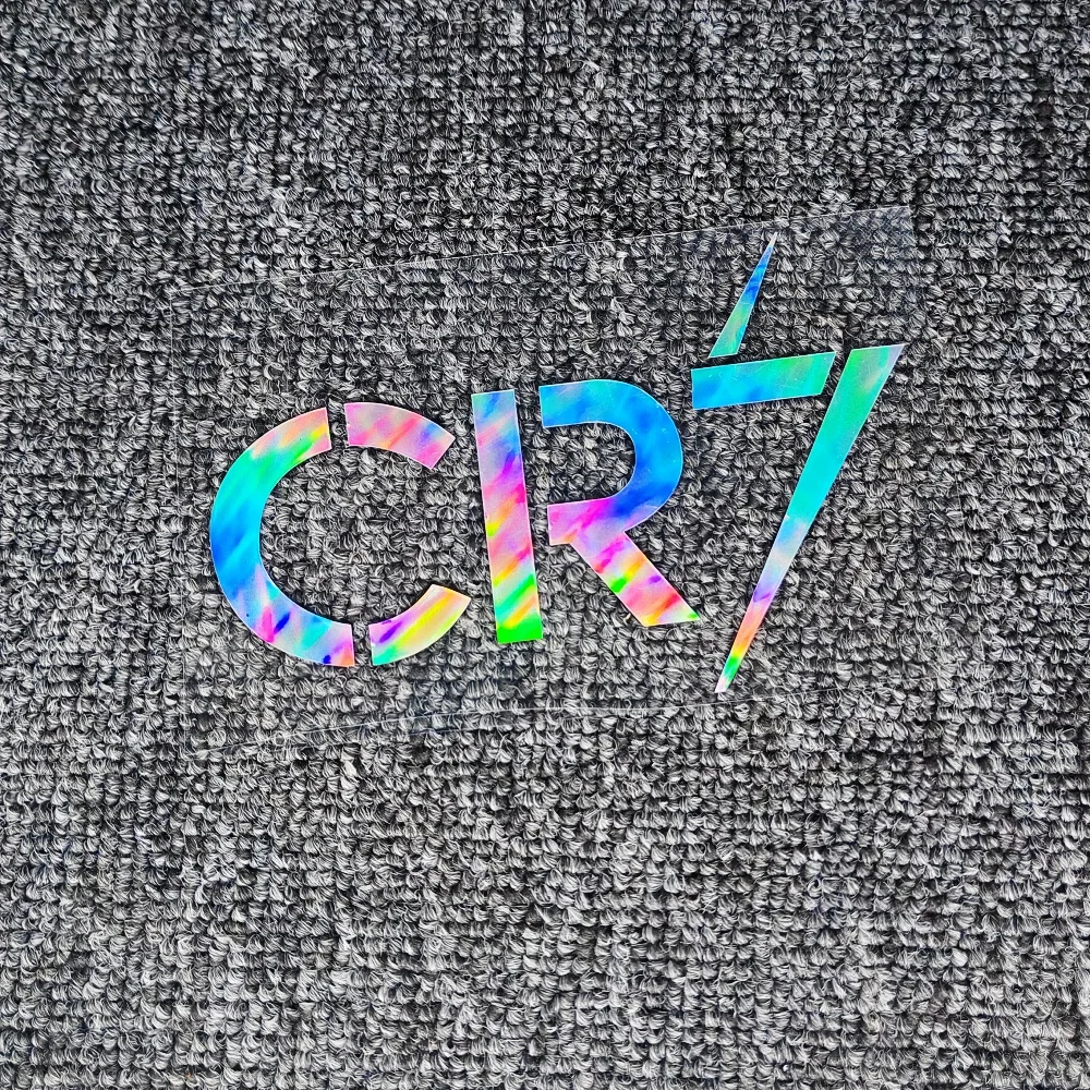 ملصقات السيارات CR7 رونالدو الشارات العاكسة لنافذة الزجاج الأمامي جذع الوفير الدراجات النارية المحمول باد الهاتف D2 #1