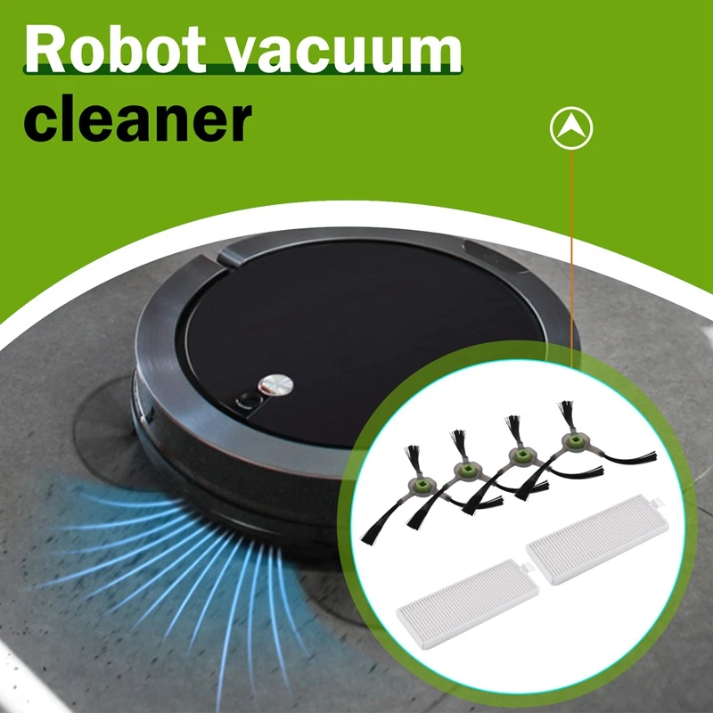 Cepillo lateral para aspiradora, filtro Hepa para Lefant M210, M210S, M210B, M213, accesorios de piezas de aspiradora robótica