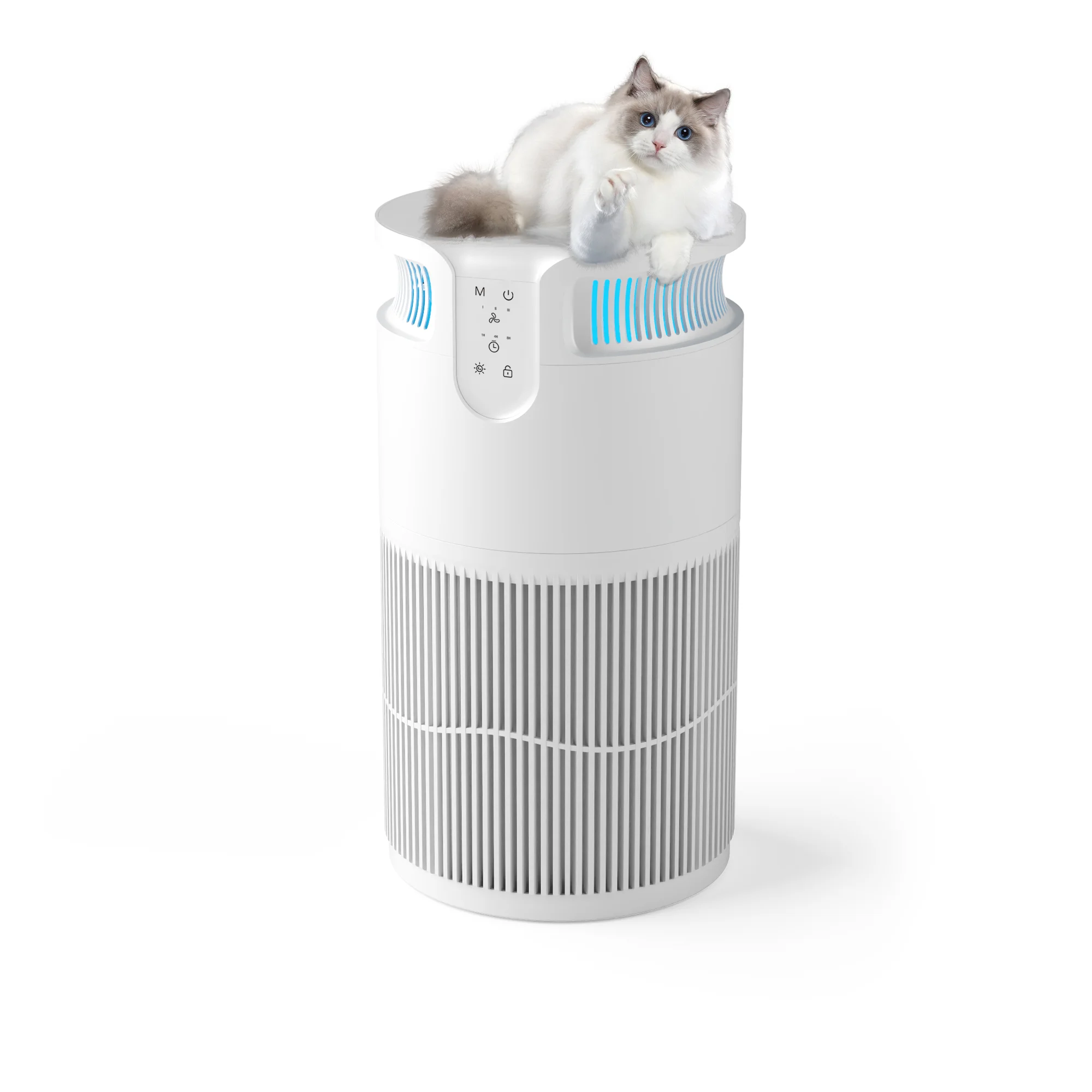 

Wholesale Low Noise Pet Wifi Air Purifier Cleaner Smart Room Hepa Filter Uv Household Portable Air Purifier for Home Bedroom