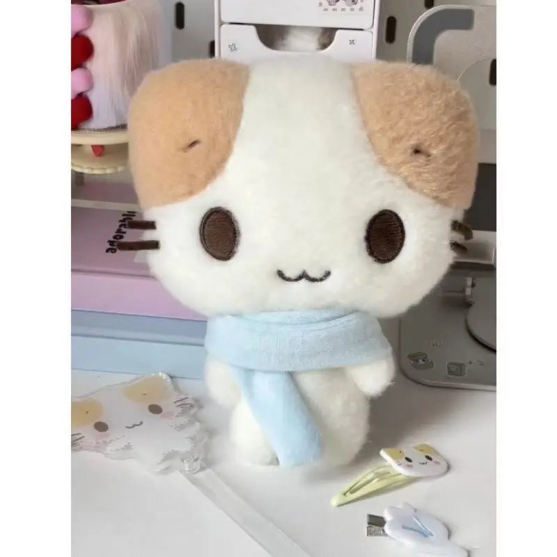 Masyumaro-Porte-clés en peluche Fluffy Fuwa Nyanko Cat, clé à breloque personnalisée, JOAnime Kawaii, sac mignon pour femme