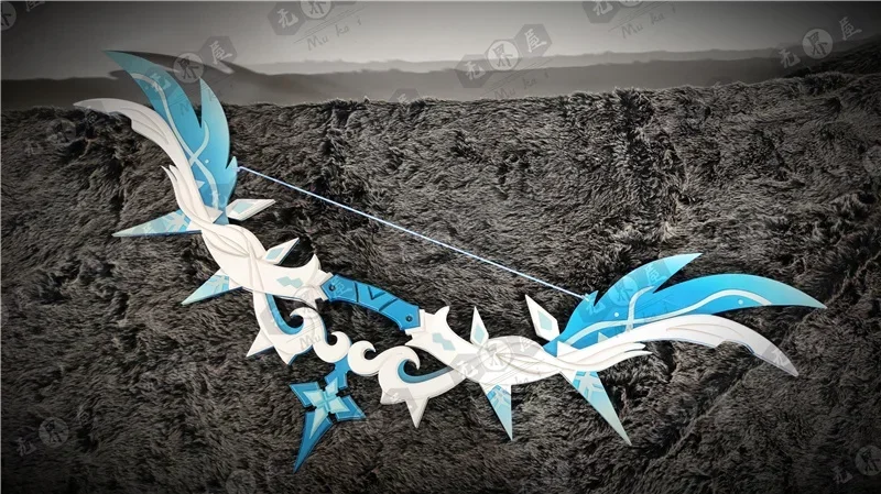 

Game Genshin Impact Tartaglia Polar Star Bow Halloween Carnival Cosplay Party Props Accessories Game Fans Gift