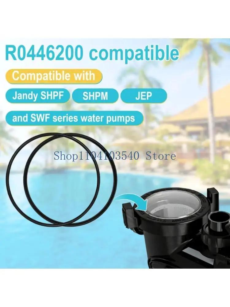 

02DC 2Pcs R0446200 Waterproof Pumps Cover Gaskets and O Ringing Suitable for SHPF SHPM Series for Leakproof Seal