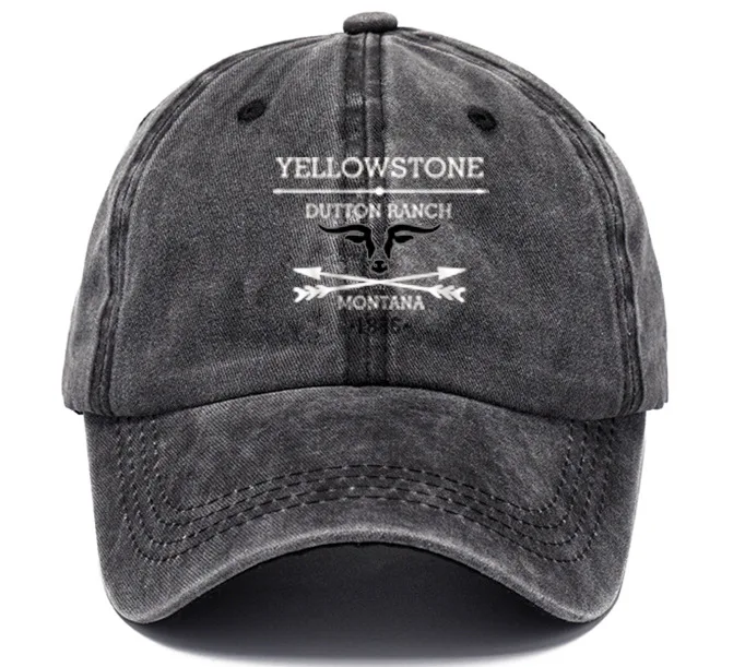 Klassische gewaschene Baseballkappe, verstellbare bedruckte Mütze für Männer und Frauen, Sport-Golf-Stil, lässige, bequeme Outdoor-Kappe – Detail 4