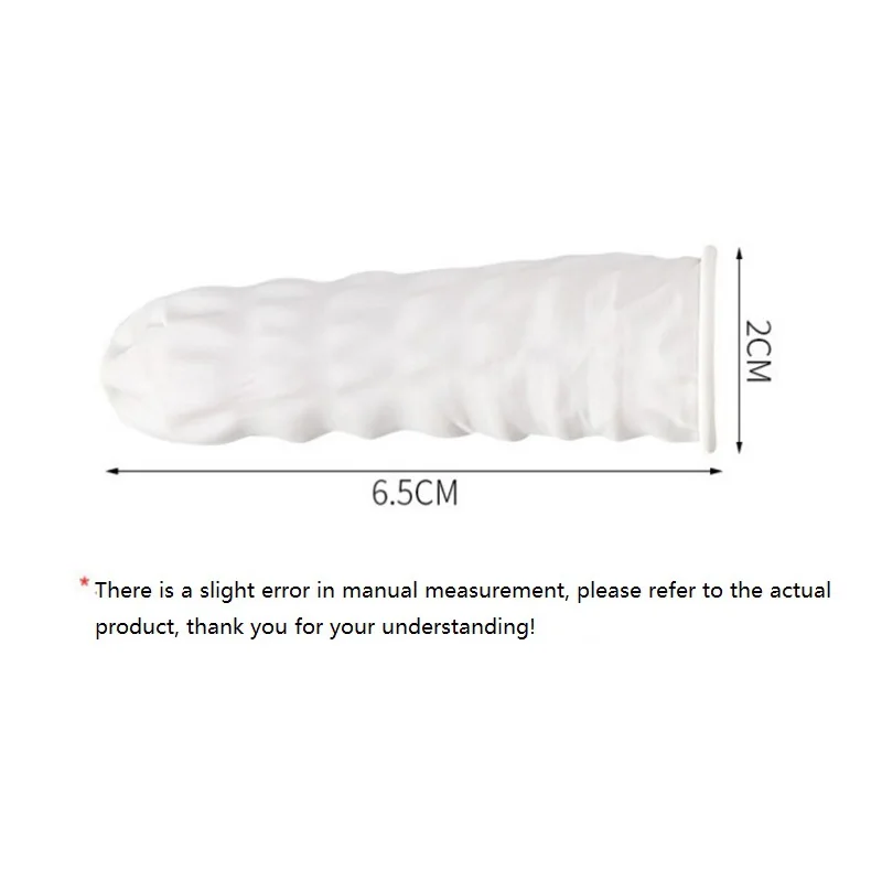 100/200PCS Powder Free Anti-Slip Finger Gloves Protectors Disposable Latex Finger Cots Eyebrow Extension Thumb Covers FHZT01